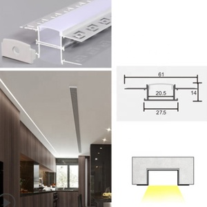 Profilo <span class=keywords><strong>in</strong></span> <span class=keywords><strong>alluminio</strong></span> a Led architettonico profilo lineare a Led profilo a canale Led per lampade lineari a Led - Product Image 6