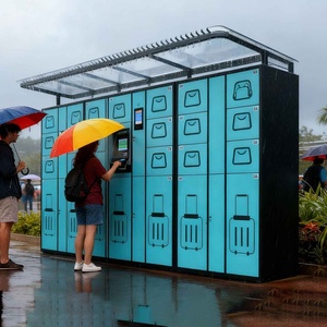Casillero Modular para Almacenamiento de Equipaje, Gabinete Metálico de Grado Comercial para Maletas, Ahorro de Espacio, Seguro, para Biblioteca, Escuela, Universidad - Product Image 3