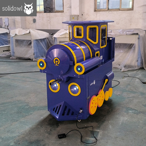 Máquina de Rellenar Peluches Portátil con Forma de Tren, Máquina de Fabricación de Peluches con Luces, Aspecto Adorable - Product Image 6