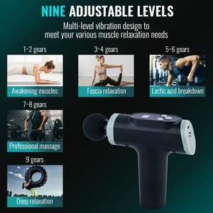 Pistolet de massage musculaire portable professionnel 2025, mini PC, USB/CN, utilisation domestique, appareil de soins de santé, traitement de la peau/du corps entier, raffermissement - Product Image 4