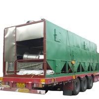 Sécheur à bande transporteuse industrielle / Machine de séchage de briquettes de charbon de bois