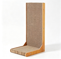 Grattoir vertical en carton ondulé épaissi en forme de L pour chats, vente en gros pour animaleries et revente