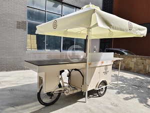 Chariot de bonbons en métal personnalisé Chariot de vendeur de bonbons Chariot de champagne mobile pour les affaires de rue - Product Image 6