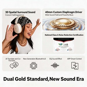 UGREEN HiTune Max5s HP208 Casque Bluetooth 6.0 supra-auriculaire ANC‑45dB Réduction active du bruit 112H de lecture Haute résolution LDAC Wi - Product Image 3
