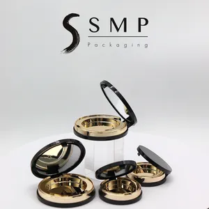 SMP conteneur de poudre pressé vide de luxe, emballage Compact, étui de poudre Compact, étui à cosmétiques