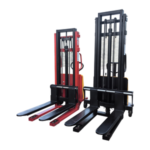 Apilador de palets semieléctrico al por mayor, carretilla elevadora apilable de 3 metros y 1,5 toneladas, apilador de carga automática, carretilla elevadora semieléctrica - Product Image 2