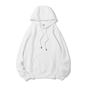 Sweat-shirts à capuche oversize vierges en molleton bouclette 35% coton, 350 GSM, de haute qualité, pour broderie en gros et événements promotionnels. - Product Image 4