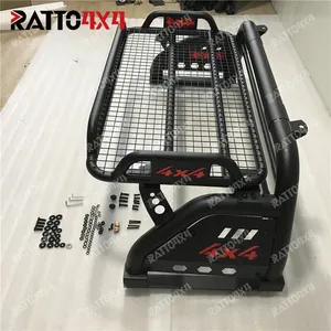 Ratto Pick Up Truck Car Accessories Steel Sport Bars Roll Bars With Basket For 4x4 Mitsubishi Triton L200