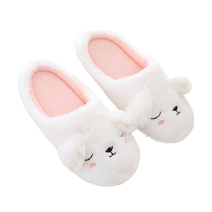 Pantoufles antidérapantes en coton à imprimé dessin animé <span class=keywords><strong>pour</strong></span> femmes, automne et hiver - Product Image 1