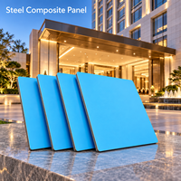 Panneau composite en acier finition miroir doré 1220x2440mm pour panneaux décoratifs d'intérieur