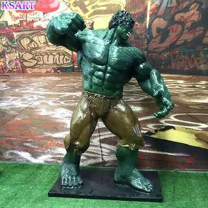 Fabbrica su misura grande uomo di ferro in resina per interni scultura a grandezza naturale miracolo eroe - Product Image 1