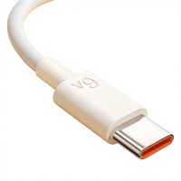 Câble de données USB-C 66W à charge rapide 6A, compatible avec les téléphones Android Vivo et autres, directement de l'usine