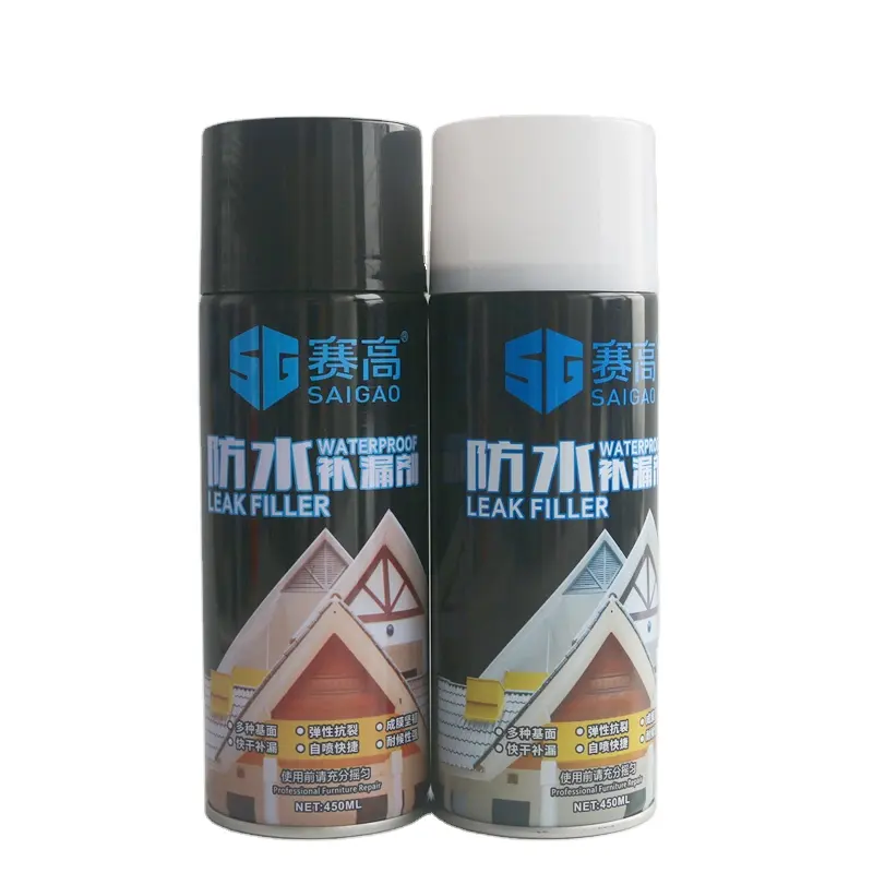 450ml OEM Powerful Repair Spray Seal Aerosol Liquid Rubber Sealant spray