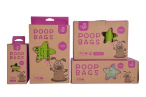 Private Label Factory Bio Based PE ASTM D6866 Pet Waste <b>Bags</b> Easy Tear Strong <b>Bags</b> for Wholesale Custom Logo Color Pack - Product Image 5