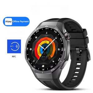 Montre connectée pour hommes et femmes, écran IPS, charge sans fil, suivi d'activité physique, paiement NFC, jeu, batterie <span class=keywords><strong>7</strong></span>-14 jours, montre connectée multifonctionnelle - Product Image 1