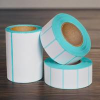 Kertas Label Pengiriman Thermal Langsung Ukuran Khusus 4X6 A6 untuk Mesin Cetak Bluetooth Nirkabel
