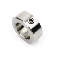 Collier d'axe fendu en acier inoxydable usiné CNC de haute précision 60 mm ou collier d'axe fendu double 32 mm, collier d'axe fendu avec alésage 3/4