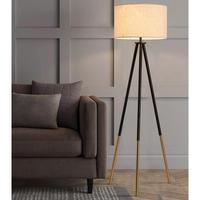 Lampadaire LED Nordique Moderne Simple en Fer avec Télécommande pour Salon, Canapé, Chambre à Coucher, Chevet, Bureau, Table Basse, Trépied Vertical