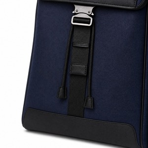 Sac à dos classique à rabat pour homme, compatible avec ordinateur portable, sac de sport, résistant à l'eau, en tissu Oxford, avec boucle métallique, fermeture sécurisée et robuste - Product Image 5