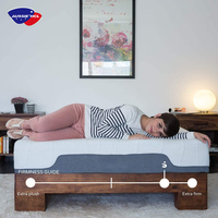 Matelas de qualité supérieure pour hôtel 5 étoiles, taille king size, matelas queen size, matelas compressé enroulé, matelas en mousse à mémoire de forme en gel