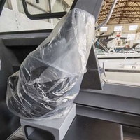Bateau de pêche en aluminium avec cabine, design néo-zélandais 2023, 21 pieds/24,6 pieds, pour la pêche et les loisirs