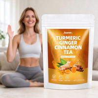 Sachets de thé Halal Curcuma Gingembre Cannelle 40g – Thé aux herbes de qualité supérieure pour boissons chaudes ou froides – Thé aux herbes naturelles – Marque privée – Conditionnement en vrac