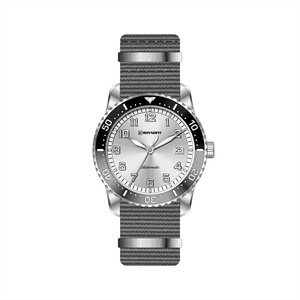 Montre automatique de luxe pour homme, mouvement japonais, lunette en acier classique à bordure de pièce de monnaie, logo personnalisé, 10 ATM, montre de plongée, montre mécanique - Product Image 2