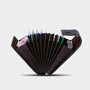 Tarjetero de Cuero PU Saffiano Premium para Hombre y Mujer, Delgado, Minimalista, con Bloqueo RFID y Clip Metálico para Billetes - Product Image 2