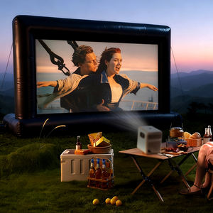 Parque infantil actividad comercial Proyección de cine móvil personalizado al aire libre plegable 30 pies pantalla de cine inflable - Product Image 1