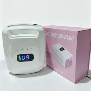 Lámpara UV LED Profesional Recargable Inalámbrica de Alta Potencia 96W para Secado de Uñas, Baja Temperatura, Molde Ultra para Uñas, Luz para 2 Manos, Ideal para Salón de Uñas - Product Image 1