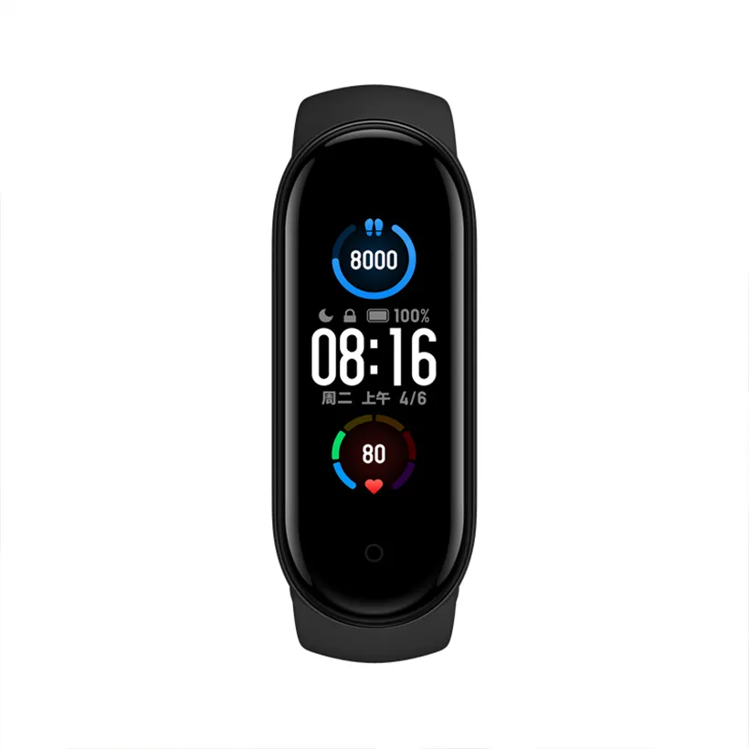 Global EN version Original Xiaomi Miband 5 Xiaomi Smart Wristband Fitness Bracelet Touch Screen Xiaomi Mi Band 5