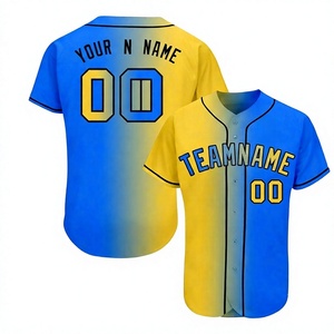 เสื้อเบสบอลคอจีน แขนยาว ระบายอากาศได้ดี พิมพ์หมายเลขทีม 9 ด้านหน้า ออกแบบเองได้ ป้องกันแบคทีเรีย ราคาขายส่ง - Product Image 1
