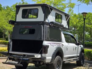 Tenda <span class=keywords><strong>Camper</strong></span> Pop-up Moderna 2026 di Nuovo Design, Leggera, <span class=keywords><strong>con</strong></span> Tetto Rigido, Impermeabile, per 2-3 Persone, per Pickup e Overland - Product Image 2