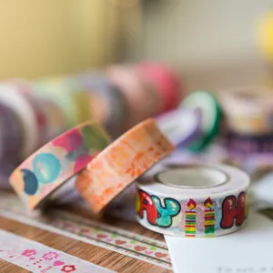 Il più popolare nastro washi personalizzato facile da strappare stampato per la celebrazione di natale decorativo