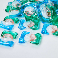 Capsules de lessive écologiques hautement concentrées pour vêtements, multi-effets, nettoyage puissant, protection des couleurs, parfum longue durée