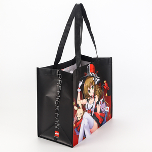 Sacs de shopping en PP non tissé avec impression de personnages d'anime promotionnels en gros, laminage mat - Product Image 2