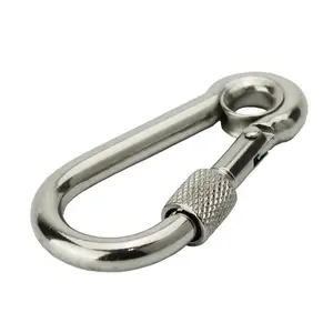 Custom fashion hardware wire rope buckle stainless steel snap hook good quality