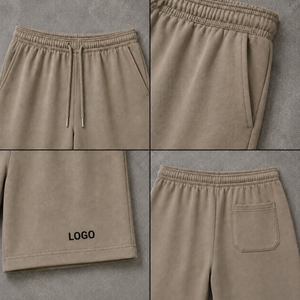 Shorts Bermuda Homme Essentiels Couleur Unie Taille à Cordon Tricoté en Spandex/Polyester Style Urbain Respirant Taille Mi-Haute - Product Image 4