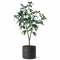 OH Arts Europese Mode Nieuw Ontwerp Kunstplanten & Groen Eucalyptus Fruittakken Met Bladeren voor Huisdecoratie
