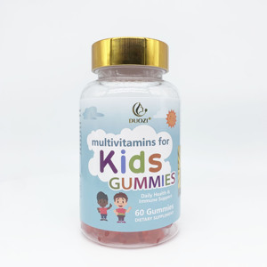 Gummies <span class=keywords><strong>multivitamin</strong></span>ées pour enfants DUOZI, gummies quotidiennes saines, stimulent l'immunité, personnalisation, multivitamines pour enfants, gummies - Product Image 1