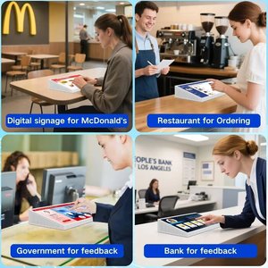 New 10.1" Rockchip Octa Quad Core Desktop Android <b>Tablet</b> Pc Touch Screen Ethernet Wi-Fi POE NFC RJ45 <b>4G</b> 64G GSM Kisok POS ROHS - Product Image 5