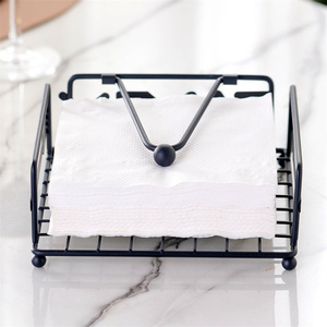 Restaurant Cafe Metalen Tafel Servet Houder Chroom Draad Papier Collectie Servet Houder Metalen Tissue Doos - Product Image 3
