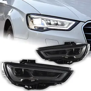 Auto Verlichting Voor Audi A3 Koplamp Projector A3 8V Dynamische Signaal Hoofd Lamp Led Koplampen Drl Lens Automotive Accessoires