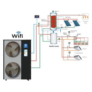 Pompa <span class=keywords><strong>di</strong></span> <span class=keywords><strong>Calore</strong></span> Aria-Acqua Nulite <span class=keywords><strong>a</strong></span> Risparmio Energetico 20kW per Impianto Solare <span class=keywords><strong>di</strong></span> <span class=keywords><strong>Riscaldamento</strong></span> e Raffrescamento con <span class=keywords><strong>Pompe</strong></span> <span class=keywords><strong>di</strong></span> <span class=keywords><strong>Calore</strong></span> WiFi - Product Image 1