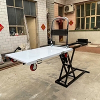 Promotion Plateforme élévatrice électrique à ciseaux hydraulique pour chargement, chariot de manutention pour camionnette en Corée du Sud