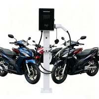 Borne de recharge rapide DC intelligente pour véhicules à 2 et 3 roues – Chargeur EV durable et résistant aux intempéries pour vélos électriques et motos électriques
