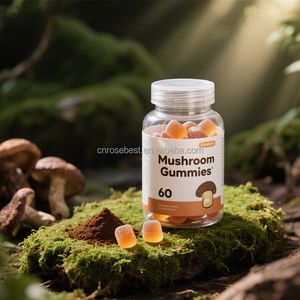 OEM/ODM Nootropic suplemen otak singa Mane Ashwagandha menghilangkan stres jamur Gummies - Product Image 5