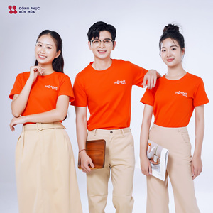 เสื้อยืดคอตตอนคอกลมแบบสั่งทำ OEM สวมใส่สบาย เหมาะสำหรับชุดพนักงานและงานอีเว้นท์ - Product Image 1
