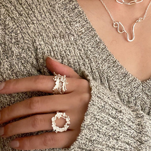 2025 nuevo Anillo de plata de ley S925 de estilo Vintage para mujer diseño de dedo índice de dedo abierto único regalo de lote pequeño sólido elegante - Product Image 2