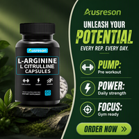 VitaSpring OEM Capsules d'Arginine, Complément Énergétique Sportif à Base de Plantes et d'Acides Aminés, 1000mg, Qualité Alimentaire, Capsules de L-Arginine et de L-Citrulline